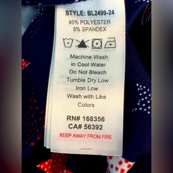 STARS Pajama Lounge Pants * size XXL 2X 2XL * Blue Red White * - Picture 7 of 9